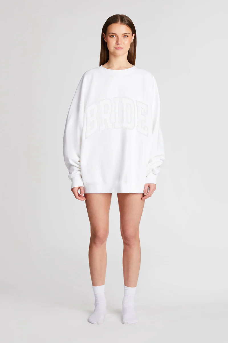 BRIDE SWEATSHIRT WHITE | The Bar