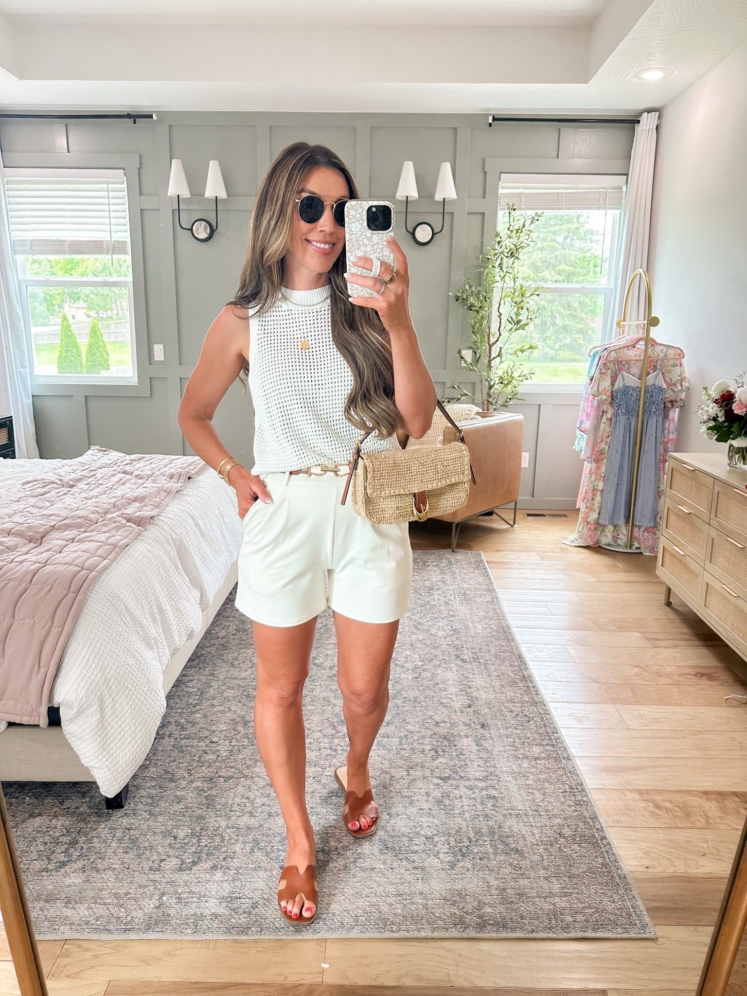 Amazon trouser style shorts! They are so comfortable and perfect for all day wear. So easy to dress up and down! 

#LTKStyleTip #LTKSeasonal