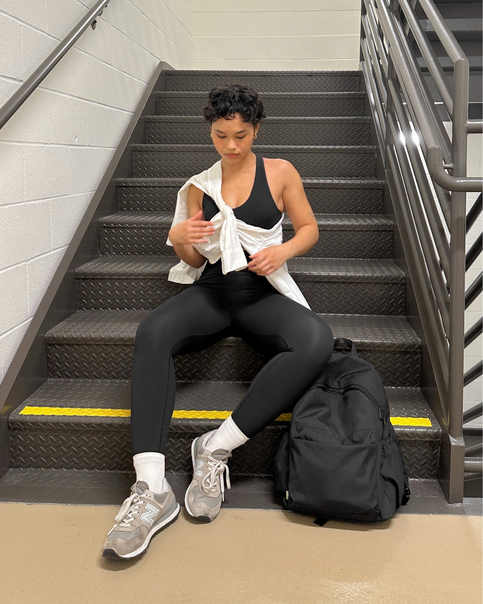 casual black & white athleisure fit 🖤🤍

#LTKshoecrush #LTKfitness