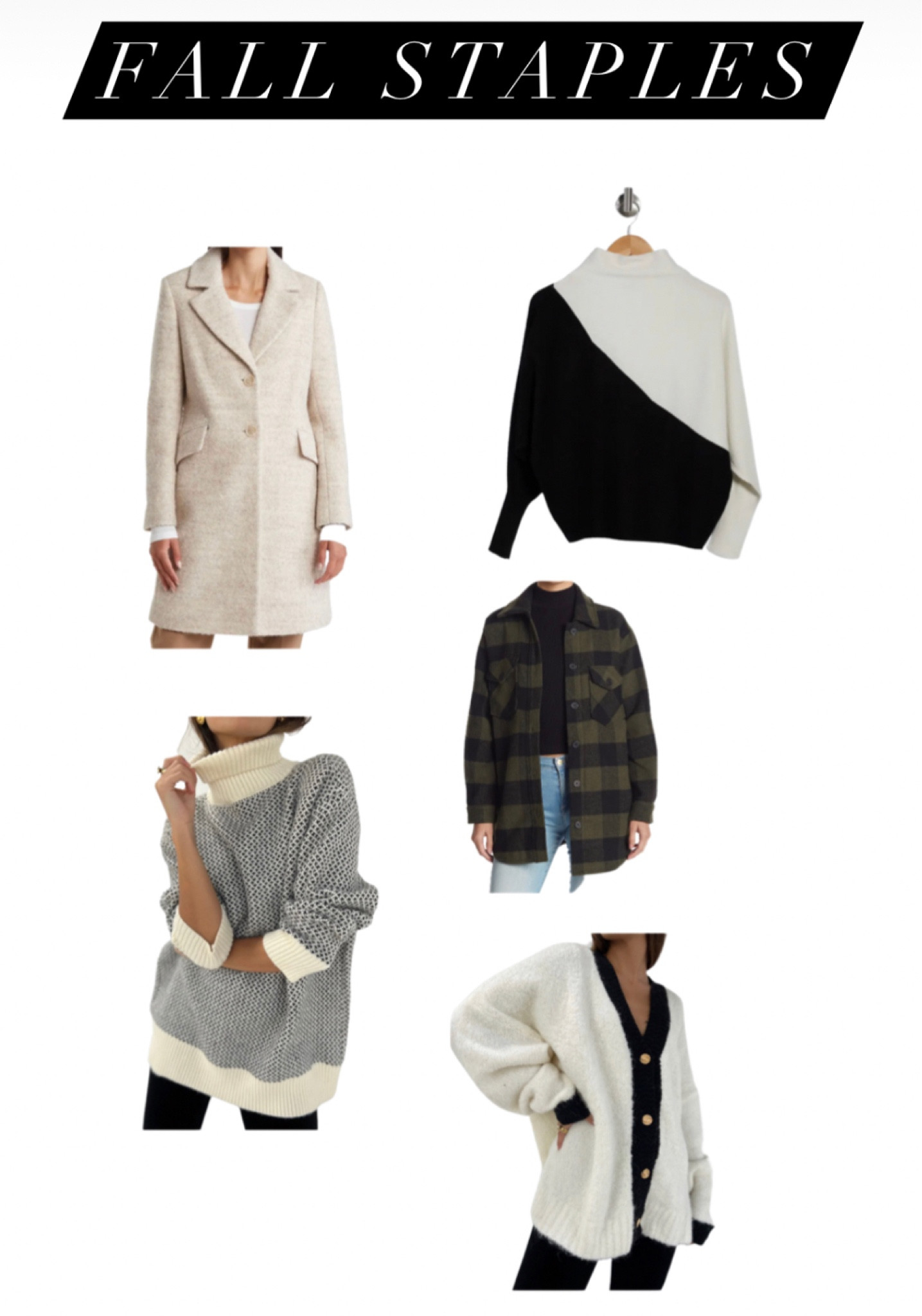 Classic fall staple pieces! 

#LTKstyletip #LTKunder100 #LTKSeasonal