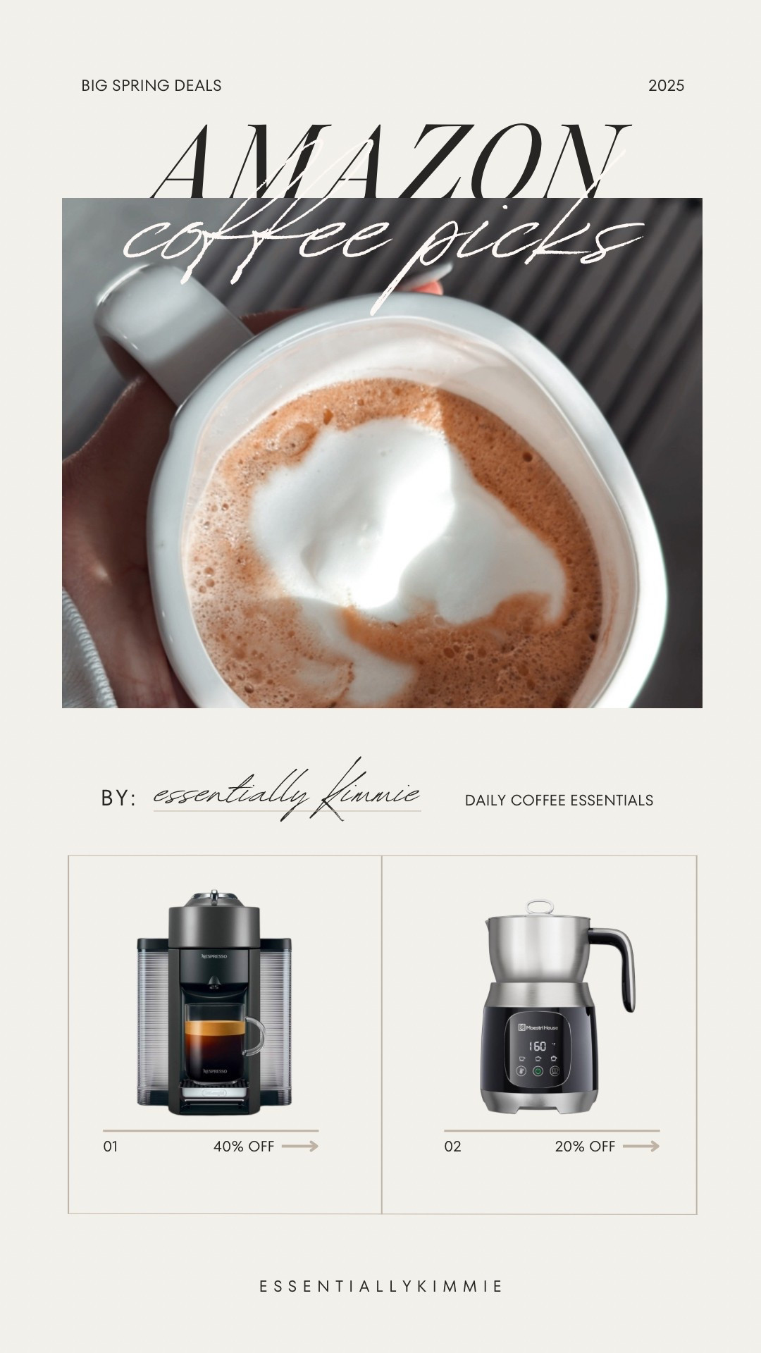 Our floofy coffee MVPs are on sale during Amazon Spring Deals 🤍 #coffee

#LTKSeasonal #LTKSaleAlert #LTKHome