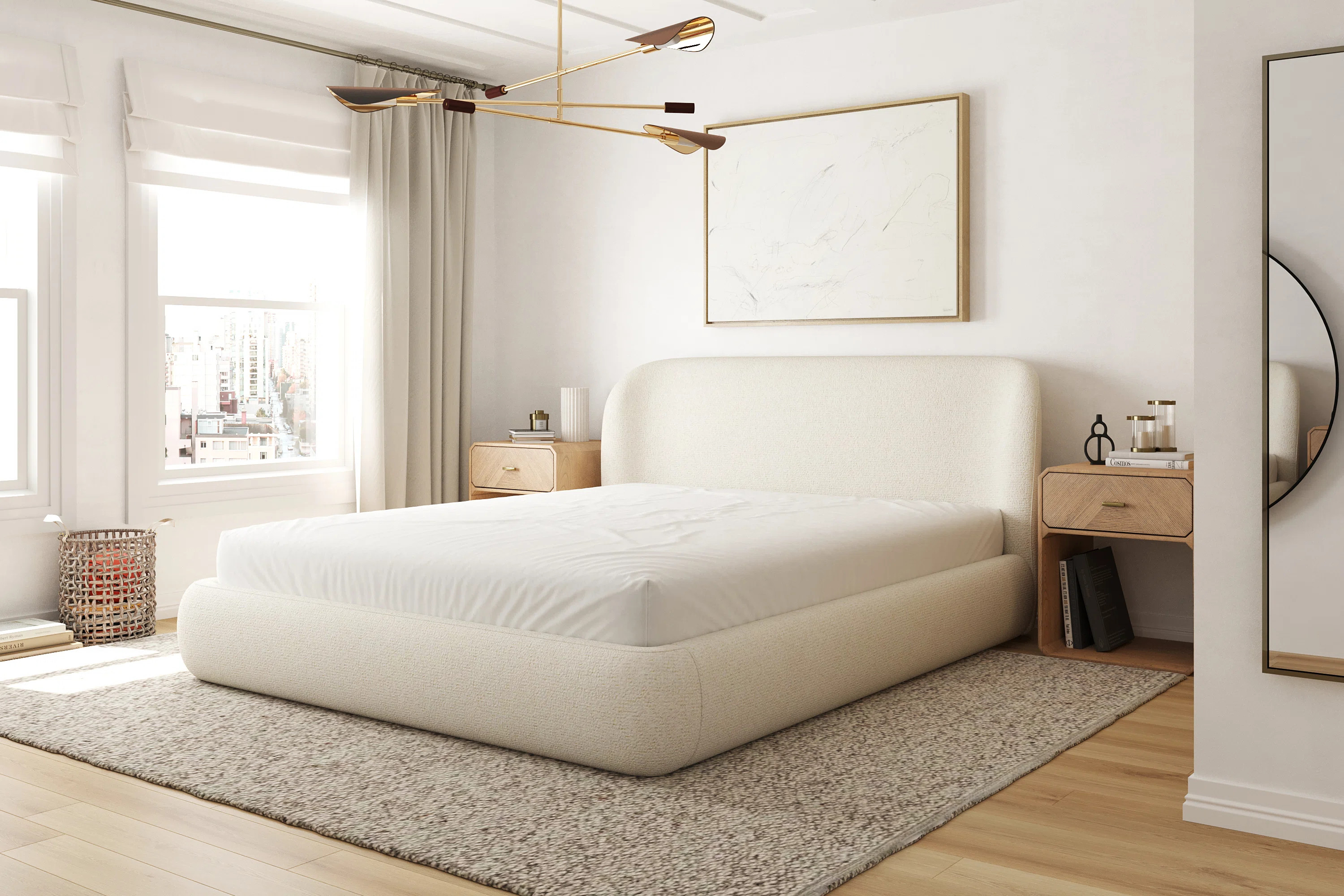 Clarewood Upholstered Platform Bed with Storage Lift-Up Mechanism, Performance Fabric | Wayfair North America