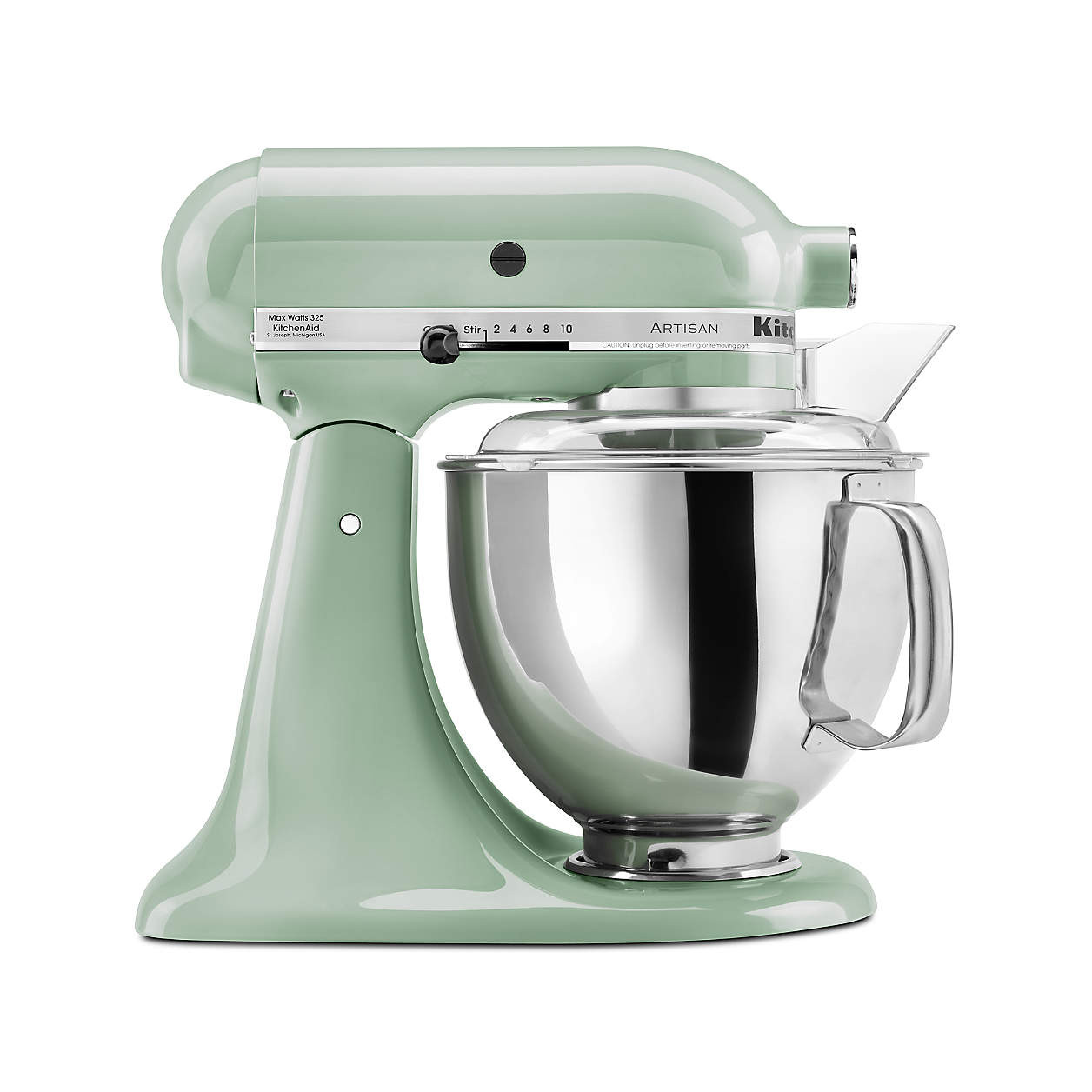 KitchenAid Artisan Series 5-Quart Tilt-Head Steel Blue Stand Mixer + Reviews | Crate & Barrel | Crate & Barrel