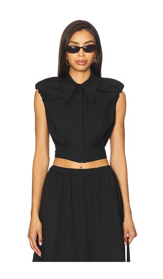 Gurina Top in Black | Revolve Clothing (Global)