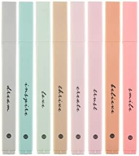 Amazon.com : DiverseBee Bible Highlighters with Soft Chisel Tip, 8 Pack Assorted Colors Pens No B... | Amazon (US)