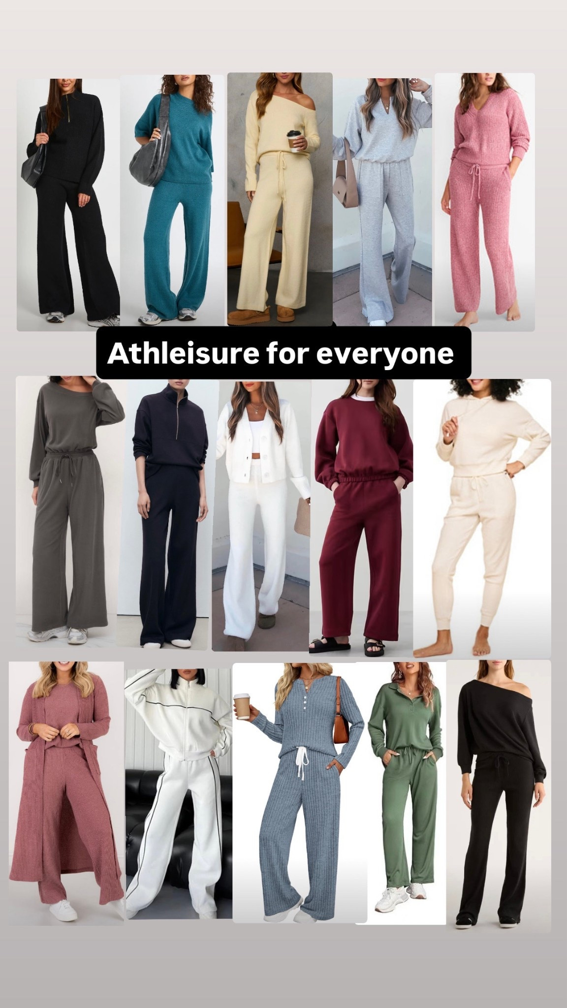 The cutest lounge sets that will keep you warm, you don’t have to think about what to wear, and are cozy comfy without giving up style. #fashionover50 #loungesets #matchingset 

#LTKOver40 #LTKPetite #LTKSaleAlert