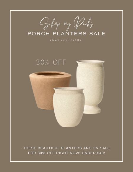 Shop these beautiful planters on sale for 30% off right now!

#LTKFindsUnder50 #LTKHome #LTKSaleAlert