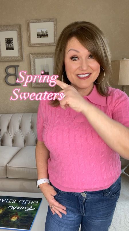 Spring sweaters, to me, are the pieces you wish you had in your closet for those in-between days, especially because they seem to pop up out of the blue.

And then our long sleeves are too hot and our sleeveless are too cold.  That’s why, this year, I am picking up a couple in advance so I am ready to go. All of these are from Amazon and are under $35.

#LTKover40 #LTKfindsunder50 #LTKstyletip