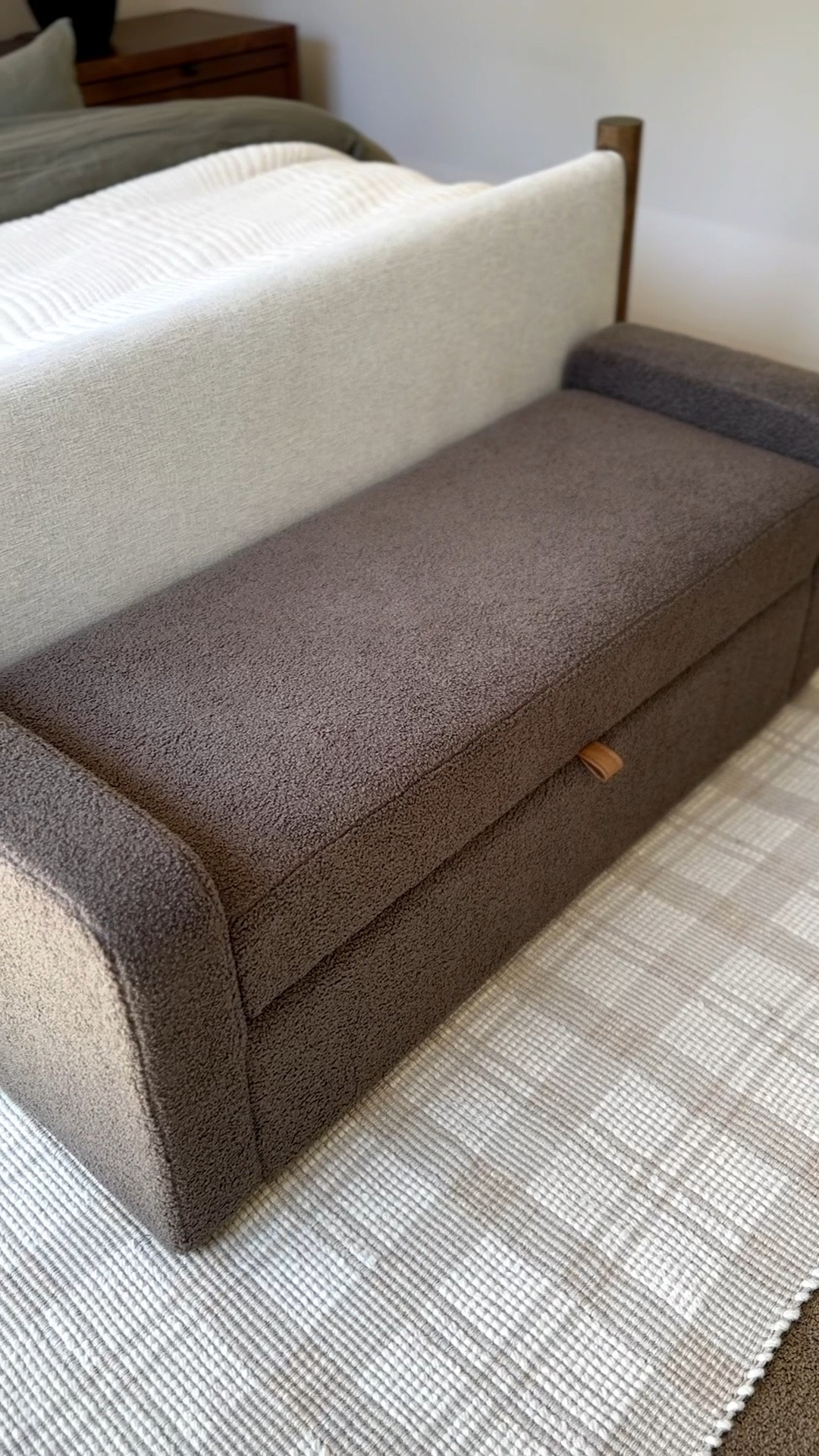 All time favorite storage bench with boucle fabric! If you haven’t heard of boucle yet I swear by it! Durable fabric, soft too! Great for kids and a pet family!

This bench comes in 3 colors!

End of bed bench, storage bench, bedroom design, bedroom ideas, cozy bedroom, home design, affordable decor, furniture 

#LTKHome