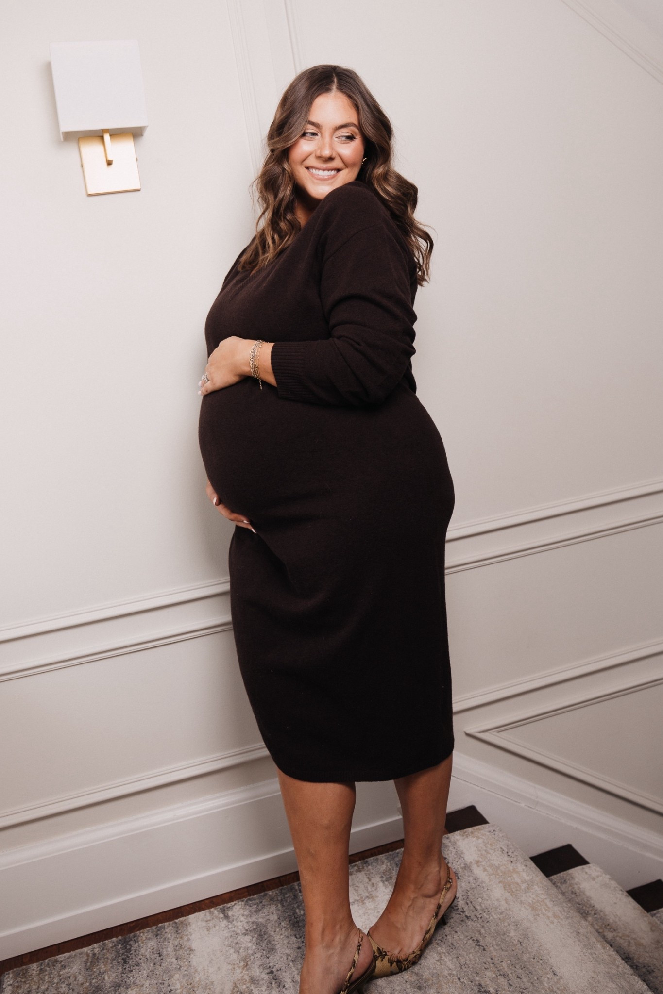 Wearing size XXL in dress - sharing similar non-maternity styles. 

#LTKMidsize #LTKBump #LTKmomlife