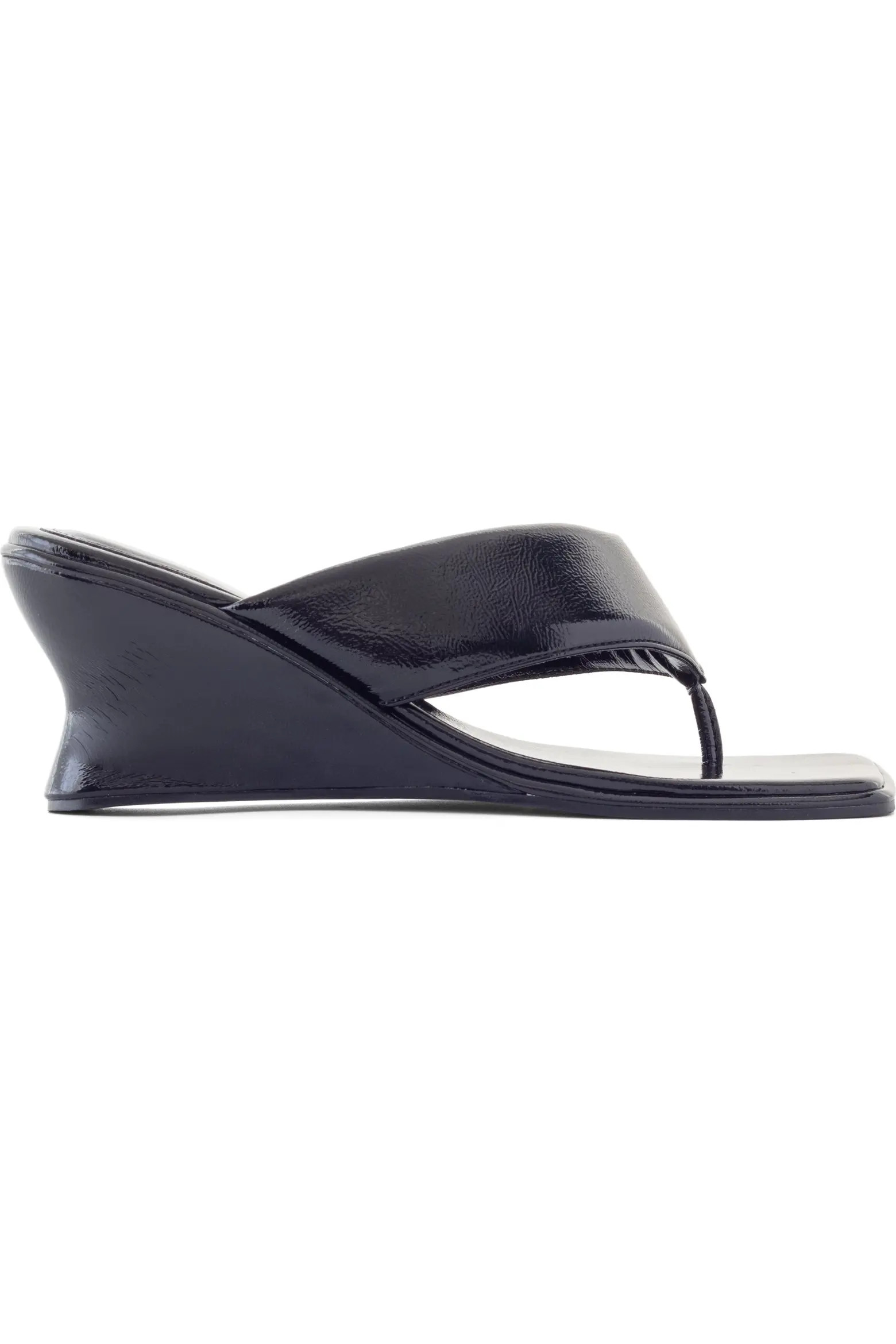 LENNOX Square Toe Wedge Thong Heel (Women) | Nordstrom | Nordstrom