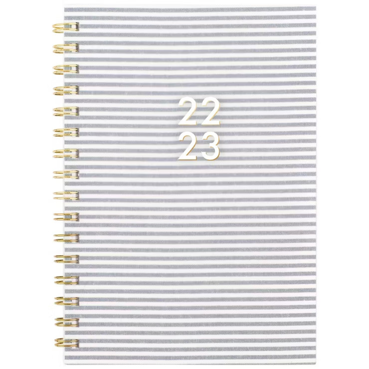 2022-23 Academic Planner Weekly/Monthly Frosted Textured Stripe - Sugar Paper Essentials | Target