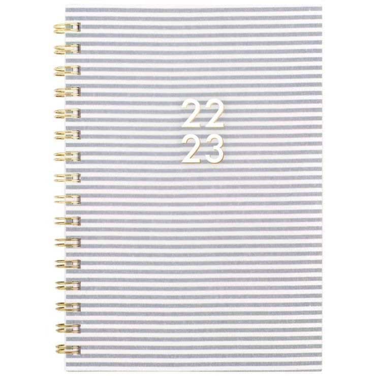 2022-23 Academic Planner Weekly/Monthly Frosted Textured Stripe - Sugar Paper Essentials | Target