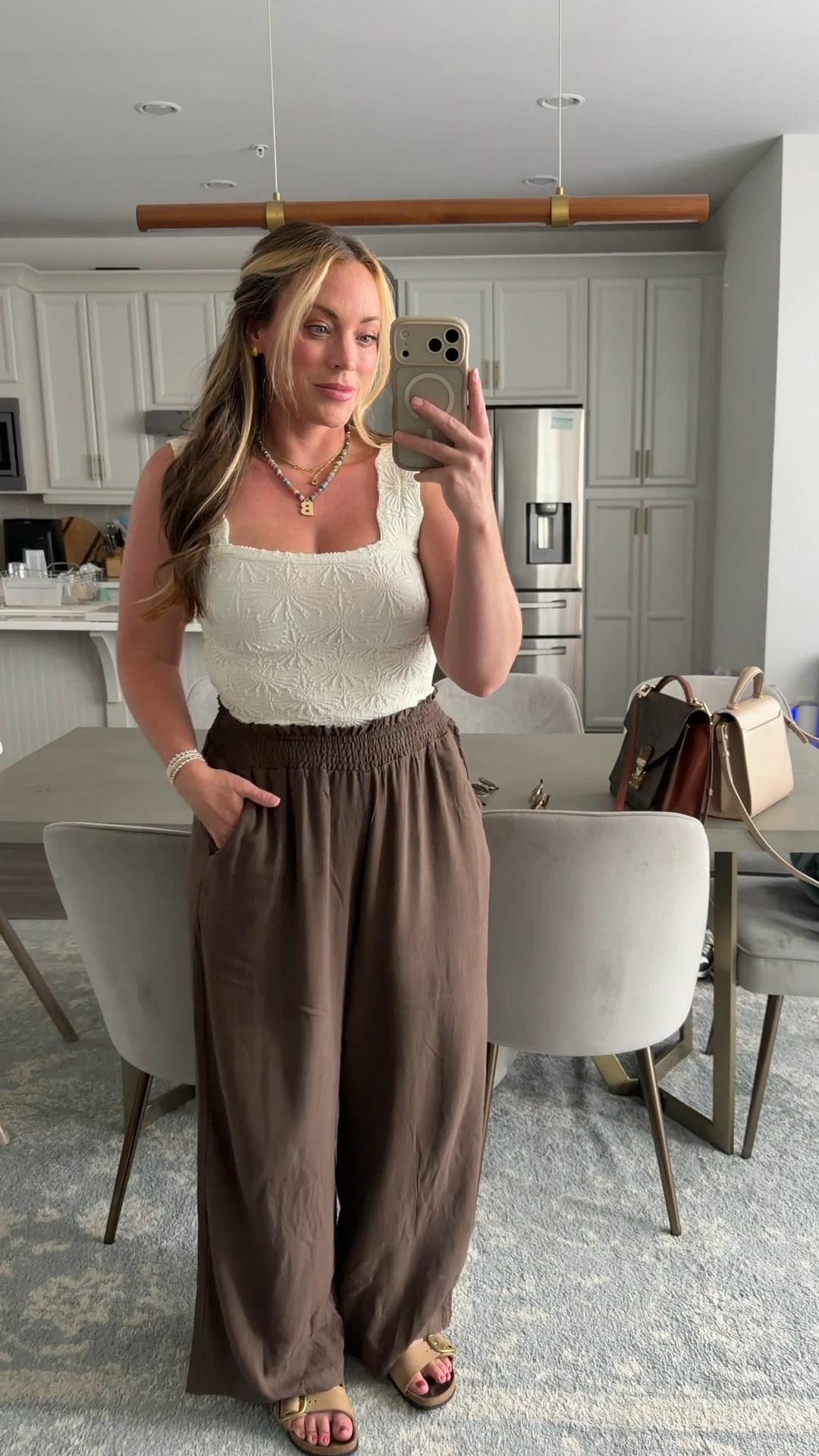 Linen pants outfit 
Amazon 100% linen pants

#LTKmomlife #LTKSeasonal #LTKMidsize