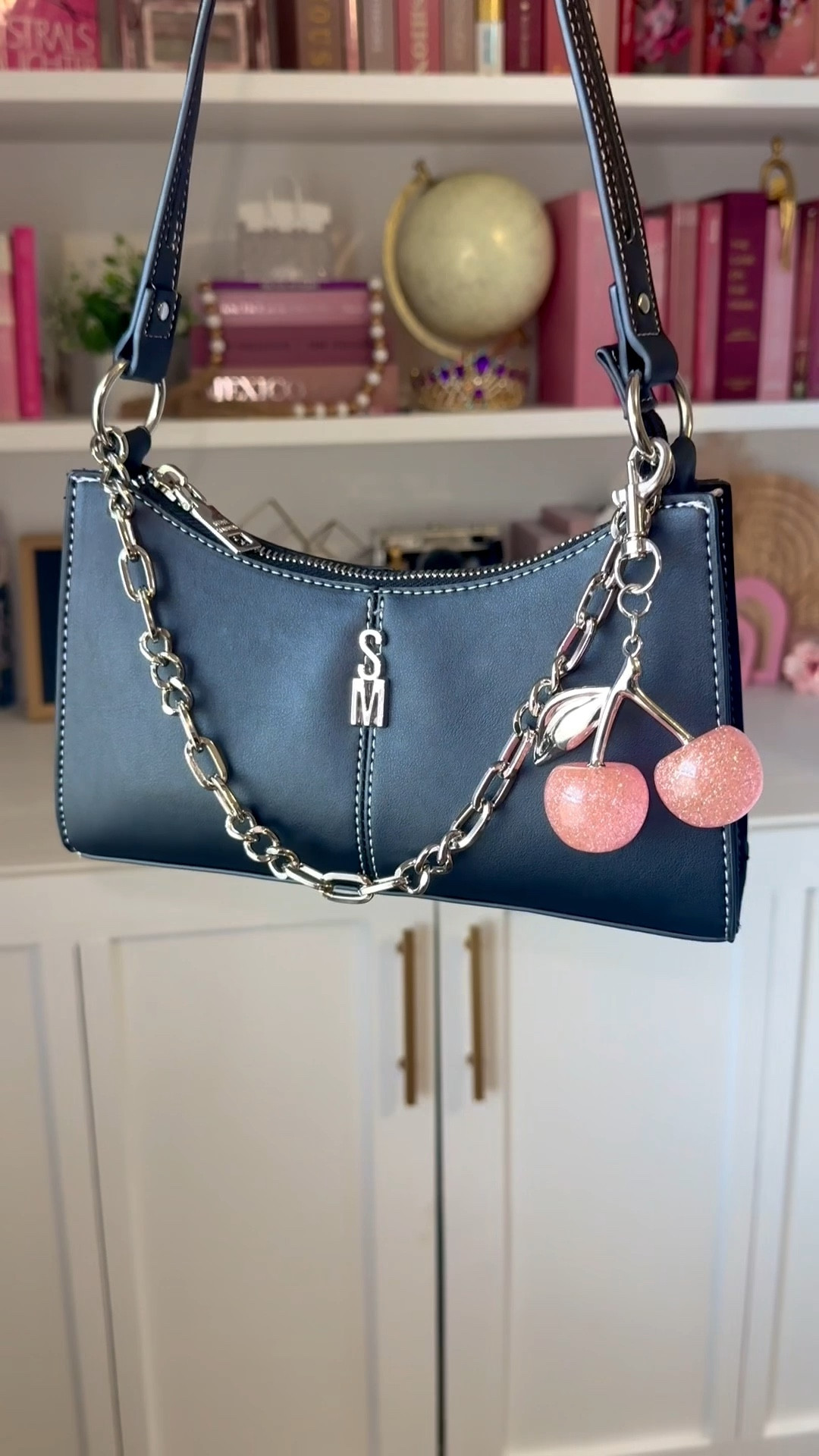 Add a pop of cute and chic to your purse with this pink & silver cherry bag charm 🍒✨ Perfect as a gradient keychain pendant for handbags, backpacks, or car keys. A sweet and elegant accessory for everyday style or a Valentine’s Day, anniversary, or birthday gift for her!


#BagCharm
#PurseAccessories
#CherryKeychain
#CuteAccessories
#GiftForHer


#LTKFindsUnder100 #LTKBeauty #LTKFindsUnder50