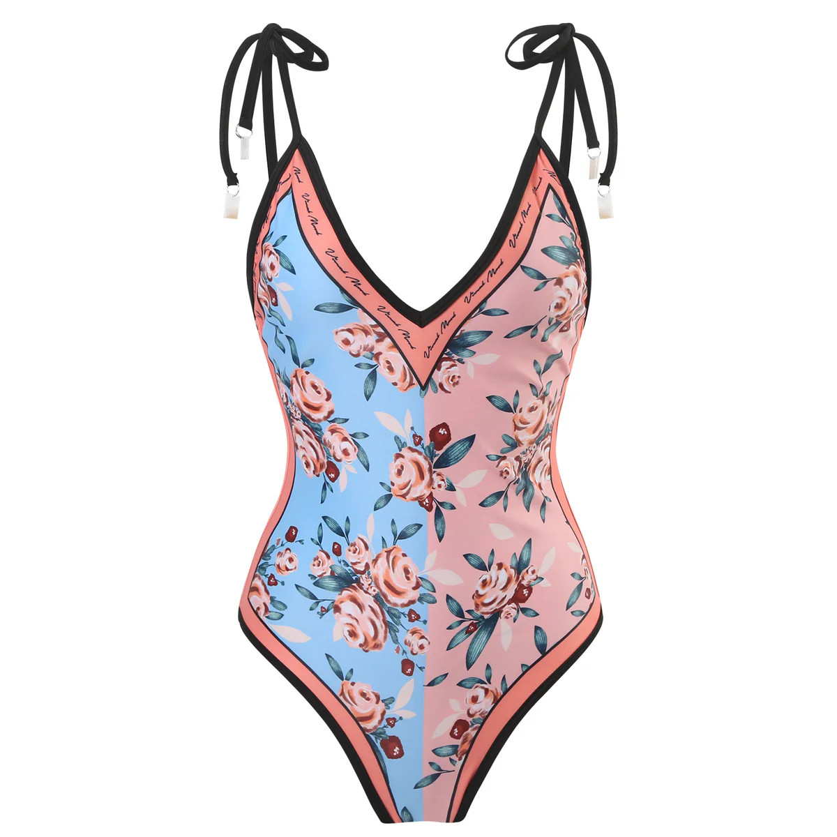 Floral One Piece Swimsuit & Skirt #165881 | Goodnight Macaroon