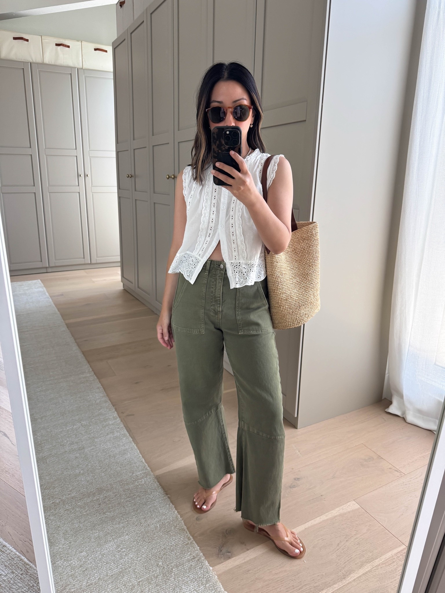 Daily outfit - the most flattering slight barrels. These are truly so comfy and flattering! Cannot recommend enough. 

Le Jean barrels 25
Amazon top small
Black suede Studio sandals 35
J.crew bucket bag
Dorsey James necklace 15”
Electric Picks earrings 
Le Specs sunglasses

petite style, summer outfits

#LTKmomlife #LTKootd #LTKPetite