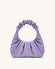 Gabbi Ruched Hobo Handbag - Purple | JW PEI US