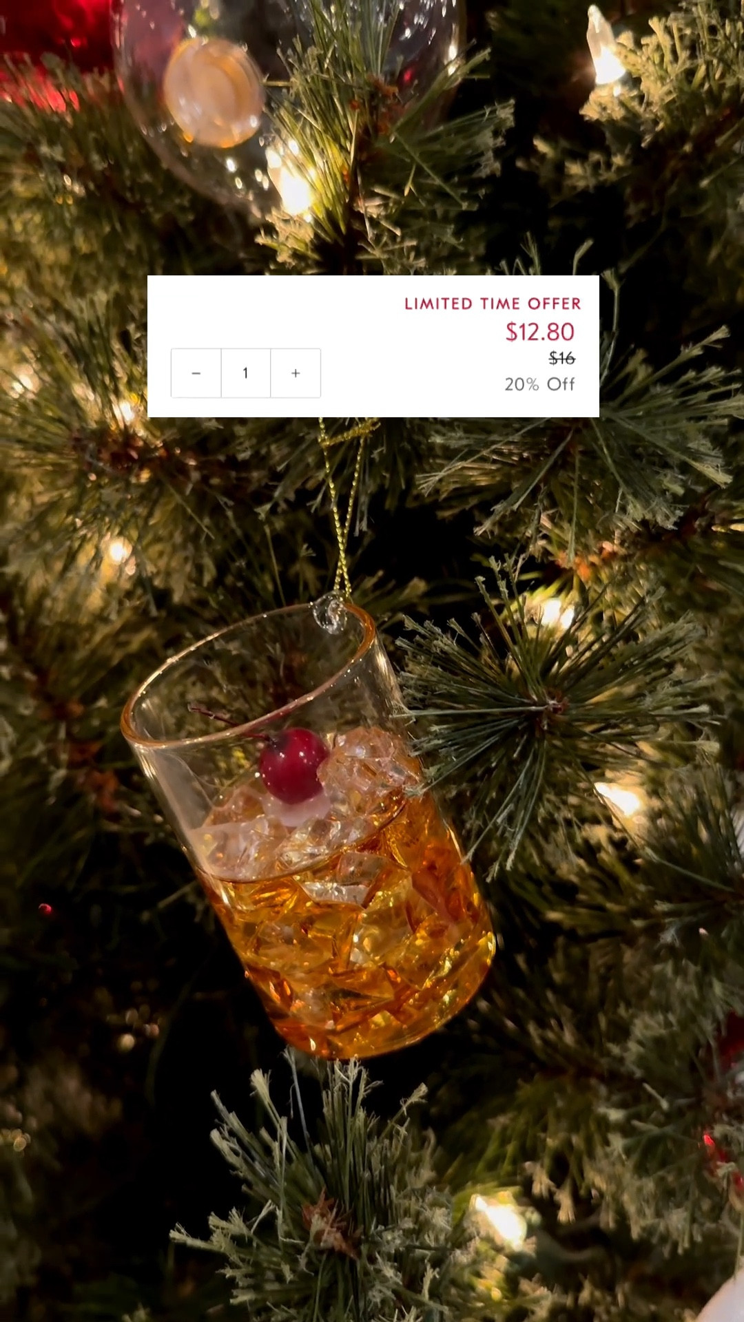 Old fashioned/Manhattan whiskey glass ornament 🤎 The cutest gift or stocking stuffer for anyone who loves this classic cocktail. I grabbed one for my husband, but it’s perfect for dads, grandpas, cousins, or brothers-in-law too! Currently on sale at West Elm  

#ltkgifts #ltkholidaygifts #ltkgiftguide #stockingstufferideas #holidayfinds #whiskeygifts #giftguideforhim #ltkunder25 #ornamentlover #christmasdecor

#LTKHoliday #LTKSeasonal #LTKGiftGuide