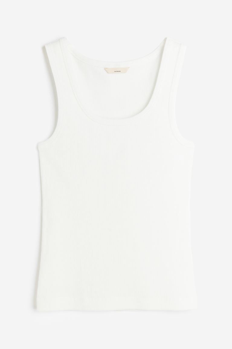 Silk-blend vest top | H&M (UK, MY, IN, SG, PH, TW, HK)