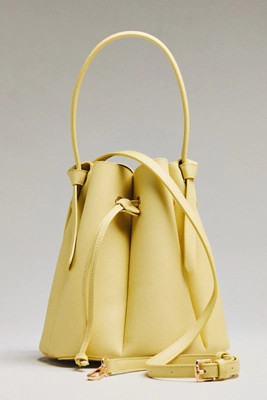 Laguna Cinched Vegan Leather Bucket Bag | Anthropologie (US)