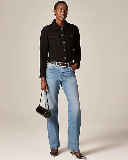 Lady jacket in Italian boiled wool | J. Crew US