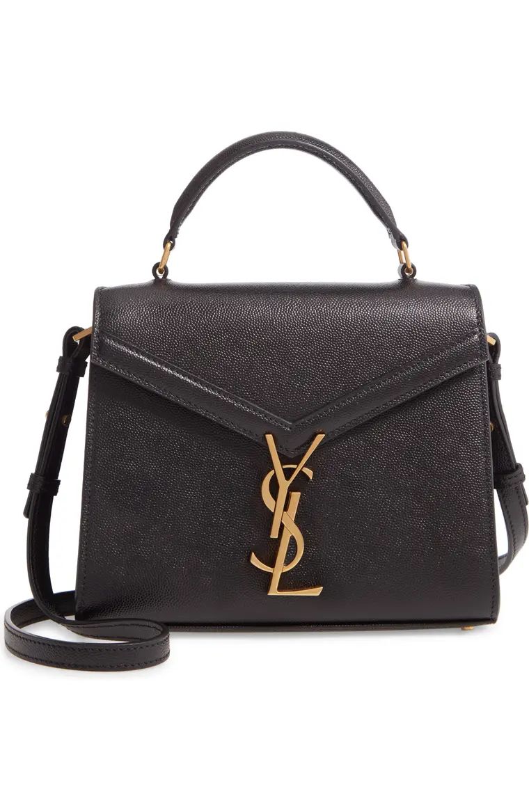 Mini Cassandra Leather Top Handle Bag | Nordstrom