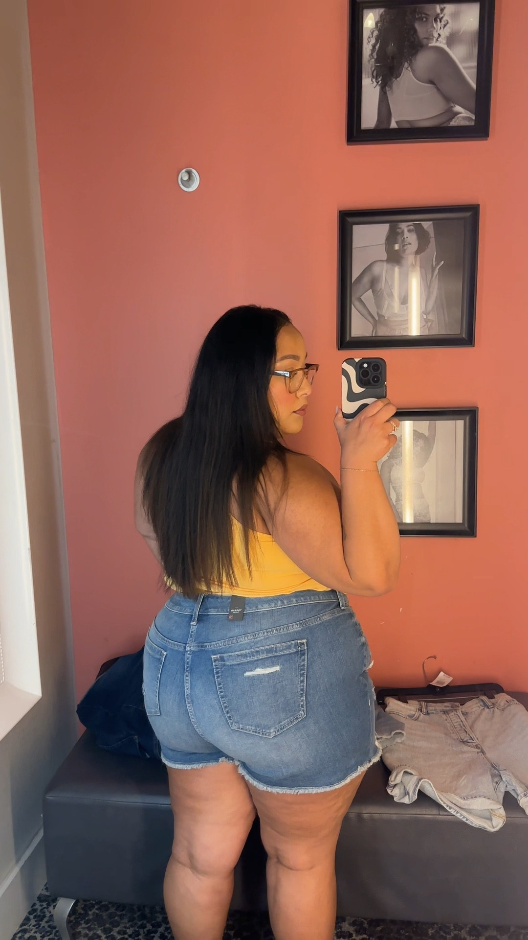 Torrid denim shorts 

All of them are size 18 except the distressed shorts, those are a 20  

Also the first dark blue shorts are the ones I already had on for the day and those are from target and I linked those below as well. I’m wearing those in a size 16 and they’re SUPER stretchy so size down from your actual size. Ex. You’re a size 20, get an 18  

#LTKcurves