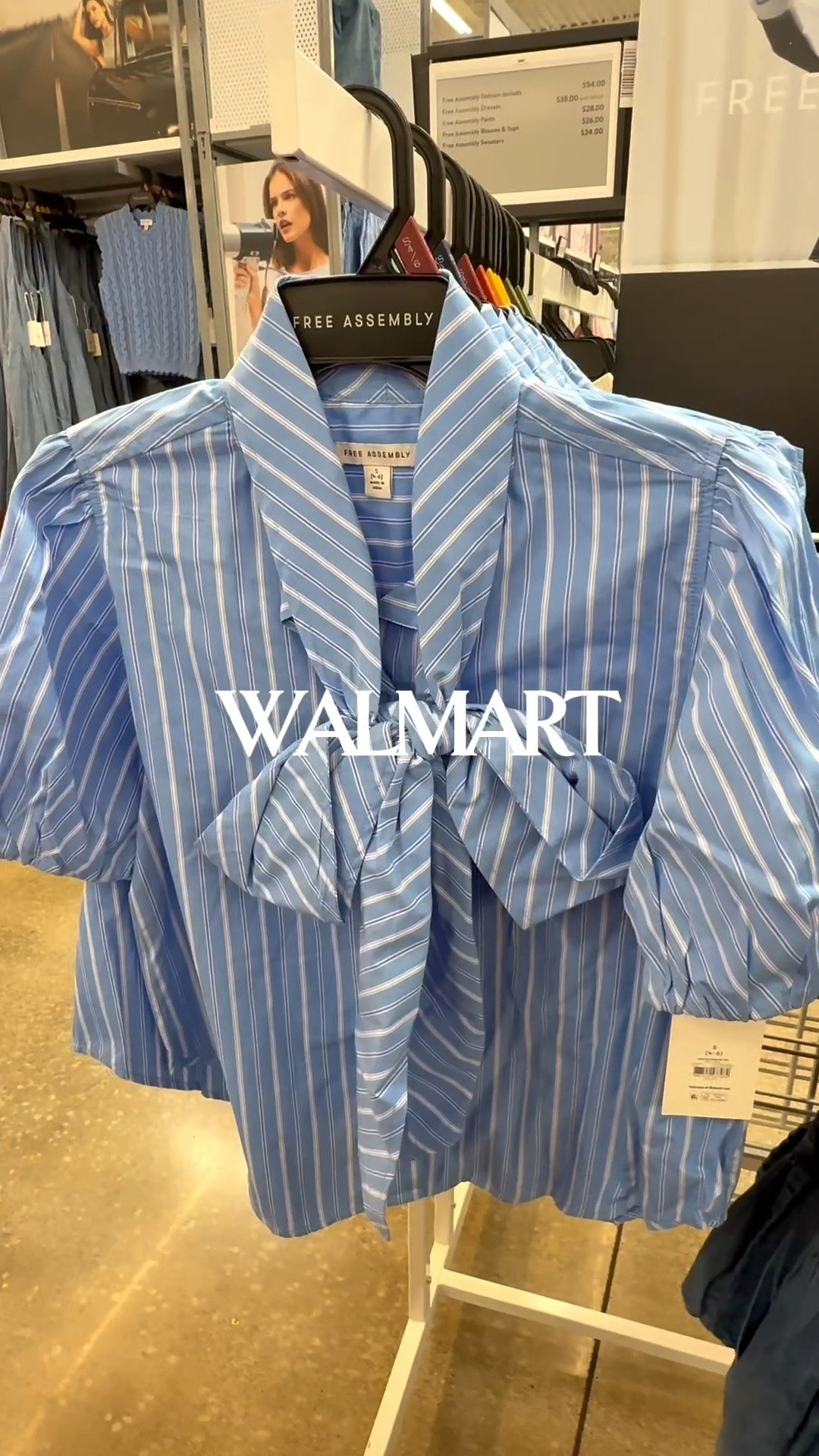 Blue stripes, puff sleeves, and a feminine bow detail? 💙 This Free Assembly top from Walmart looks so much more expensive than it is! Perfect for work, brunch, church, date night, or elevating your everyday denim. Such a chic and affordable find!

✨ Walmart fashion, Walmart finds, Free Assembly, striped blouse, bow blouse, puff sleeve top, blue blouse, workwear outfit, office style, business casual, affordable fashion, summer fashion, casual chic, women’s tops, fashion finds, everyday style, mom style, elevated basics, budget-friendly fashion, stylish outfits

#WalmartFashion #FreeAssembly #AffordableStyle #SummerStyle #WorkwearStyle #FashionFinds #BudgetFashion #StyleOnABudget #EverydayStyle #ChicStyle #WomenWhoShop #FashionInspo #OOTD #CasualChic #LTKFashion

#LTKgrwm #LTKootd