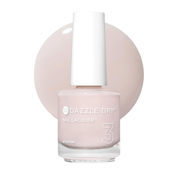 Dazzle Dry Nail Lacquer (Step 3) - Touch of Love - A semi-sheer pale chalky pink. (0.5 fl oz) | Amazon (US)