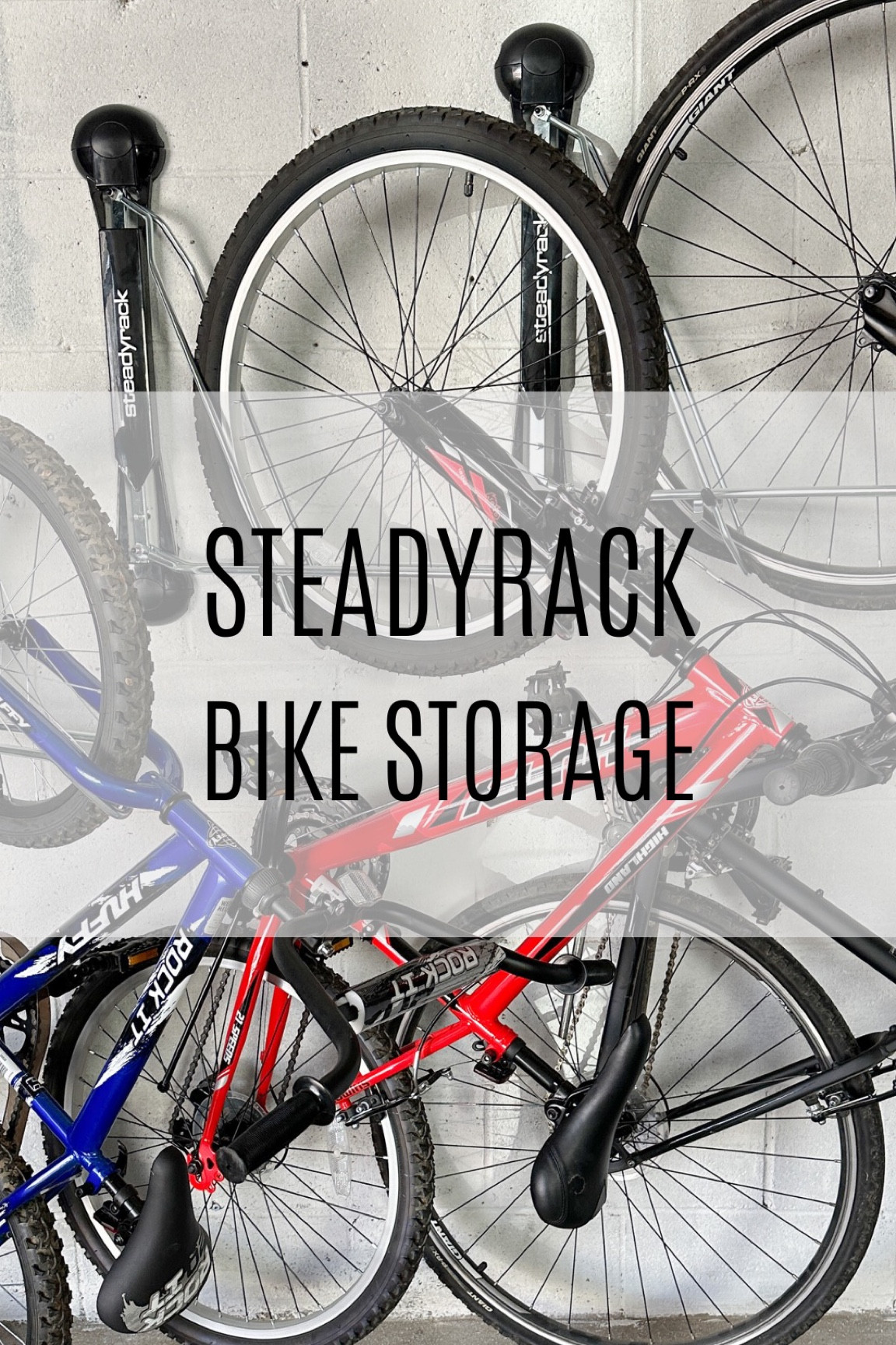 Bikes can be one of the hardest things to store in a garage. Systems that require the bike to hang on the wall often don’t work for kids because they can’t lift them. We found the perfect solution. This @steadyrack bike rack is easy to install, and my kids can put their bikes away themselves. The swivel allows them to be stored close to the wall and take up less space. Comment “bikes” below and we will send you the link.
