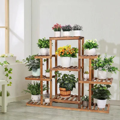 Brynja Rectangular Multi-Tiered Plant Stand | Wayfair North America