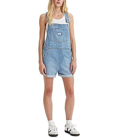 Levi's� Vintage Rolled Cuff Denim Shortalls - L | Dillard's