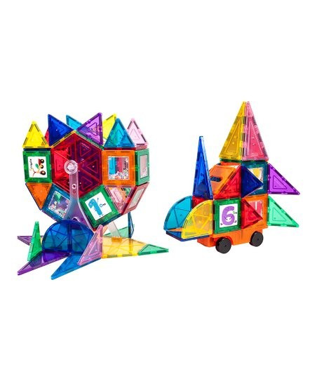 120-Piece Amusement 3-D Magnetic Building Block Set | Zulily