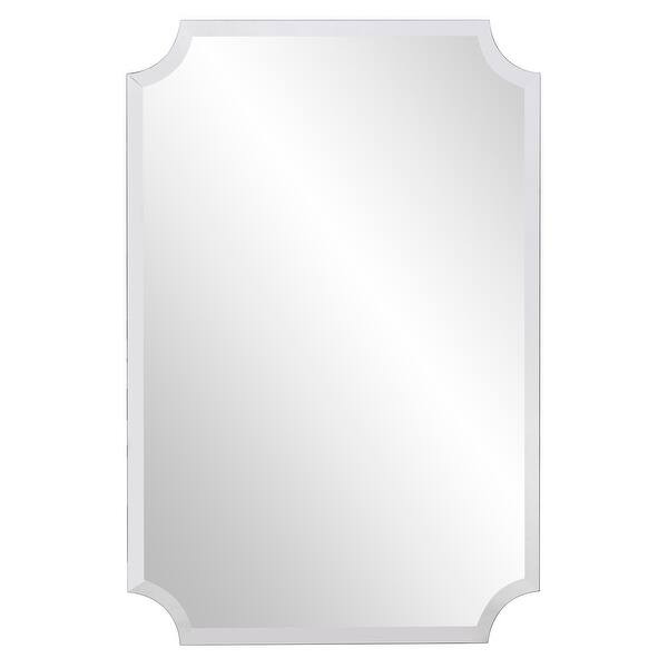 Copper Grove Bromley Scalloped Frameless Mirror - 24 x 36 | Bed Bath & Beyond