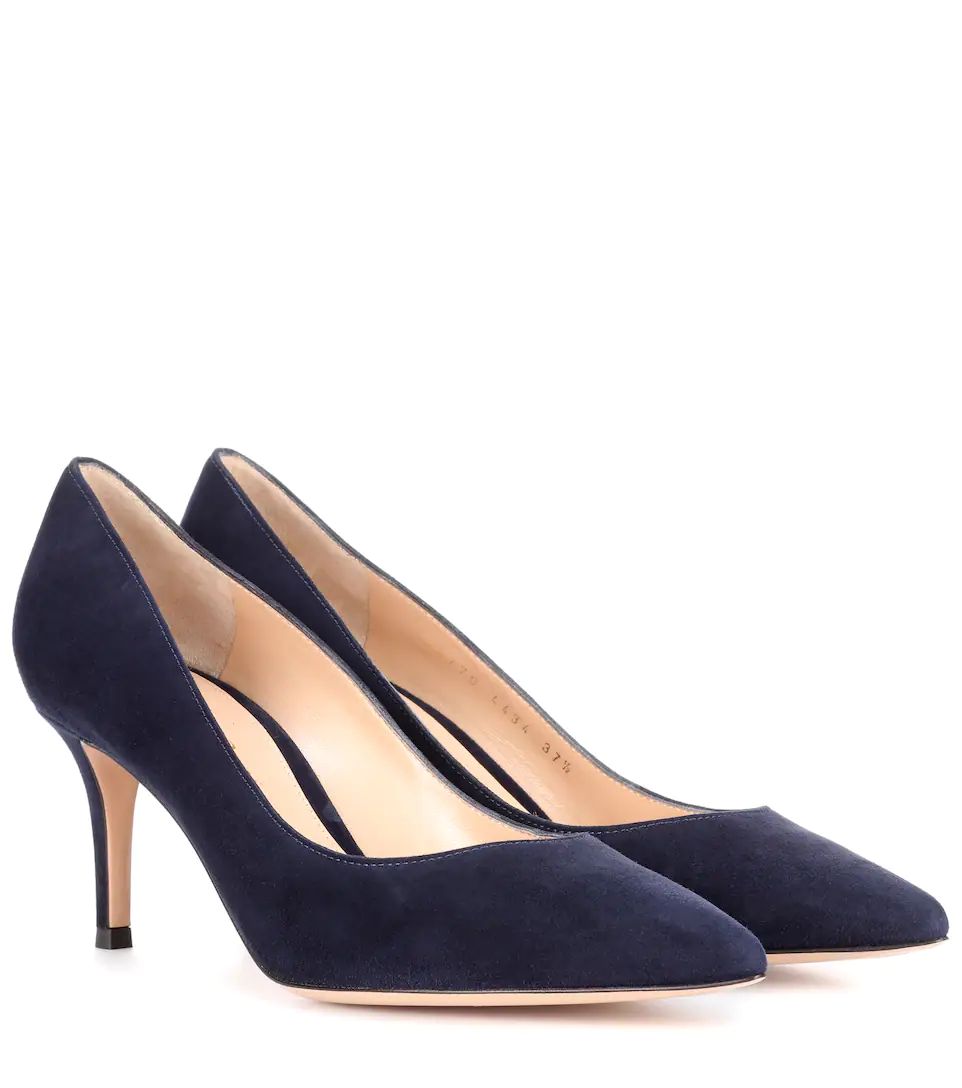 Gianvito 70 suede pumps | Mytheresa (US/CA)