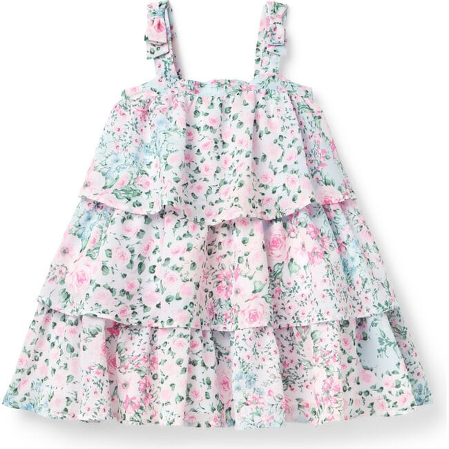 Janie and Jack | The Floral Frills Dress, Multi (Multicolor, Size 12-18M) | Maisonette | Maisonette