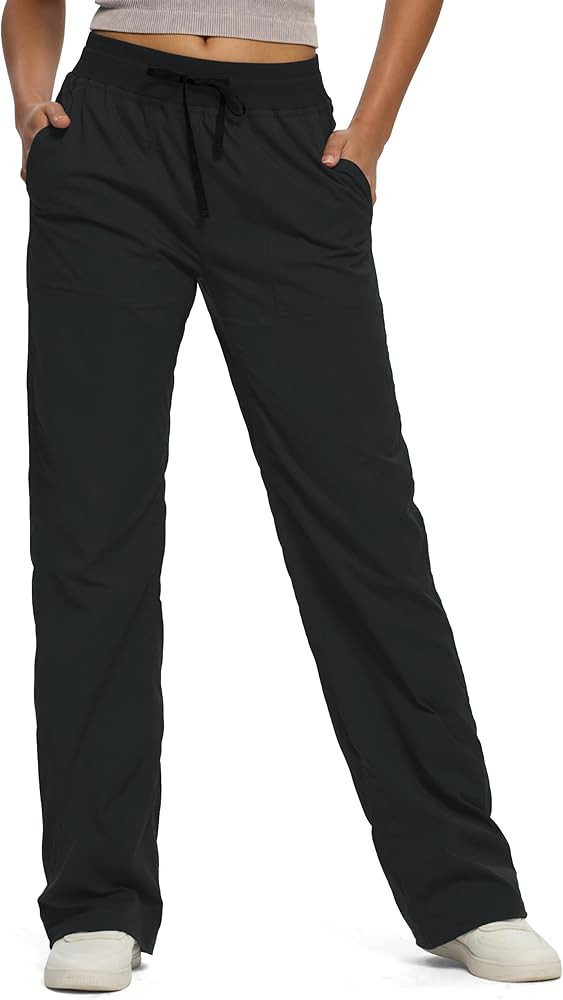 SEVEGO Women's 30"/32"/34"/36" Tall Inseam Lightweight Dance Studio Pants Ruched Workout Athletic... | Amazon (US)