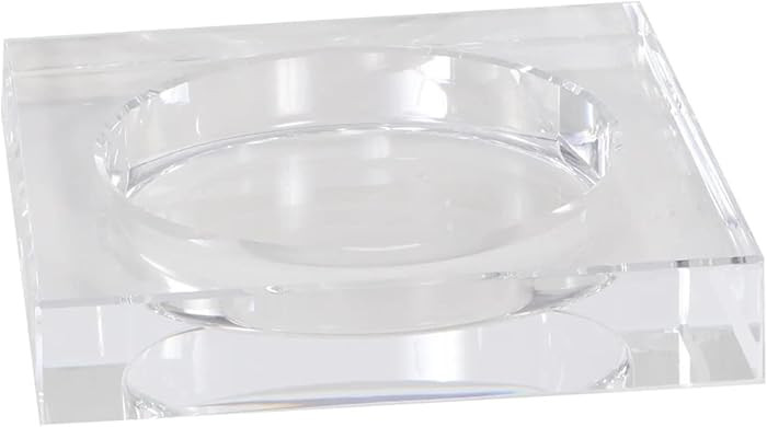 Crystal Candle Dish — by Alice Lane Home Collection — Size Small — Clear K9 Crystal Design ... | Amazon (US)