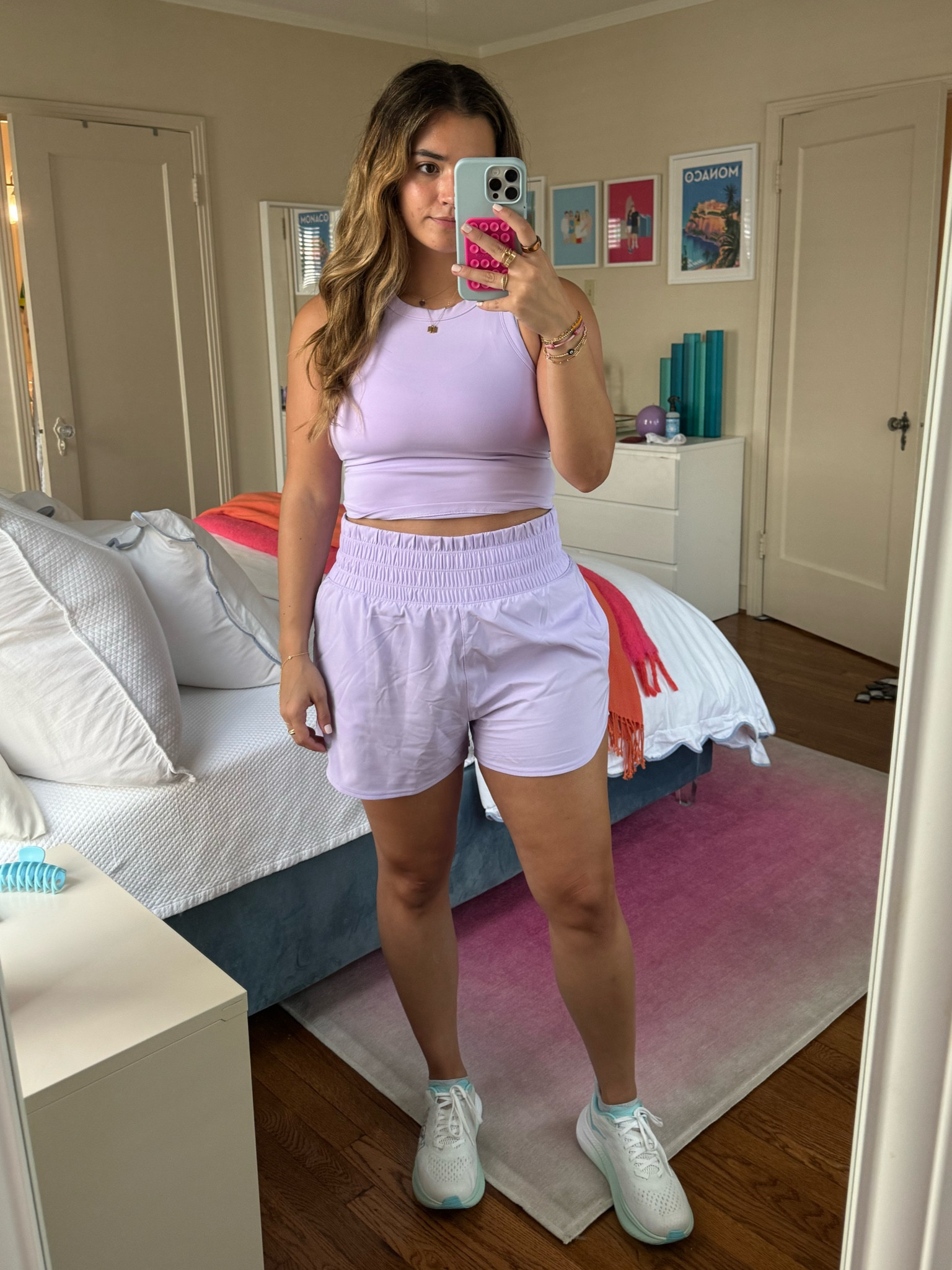 Cutest workout set from Nike !!! Best light purple lilac / lavender color with my new hokas! 

#LTKActive #LTKStyleTip