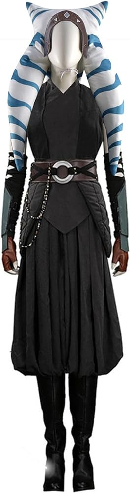 Masfrida Adult Tano Costume Cospaly Outfits Cosplay Womens SW Uniform Headpiece Halloween Fullset | Amazon (US)