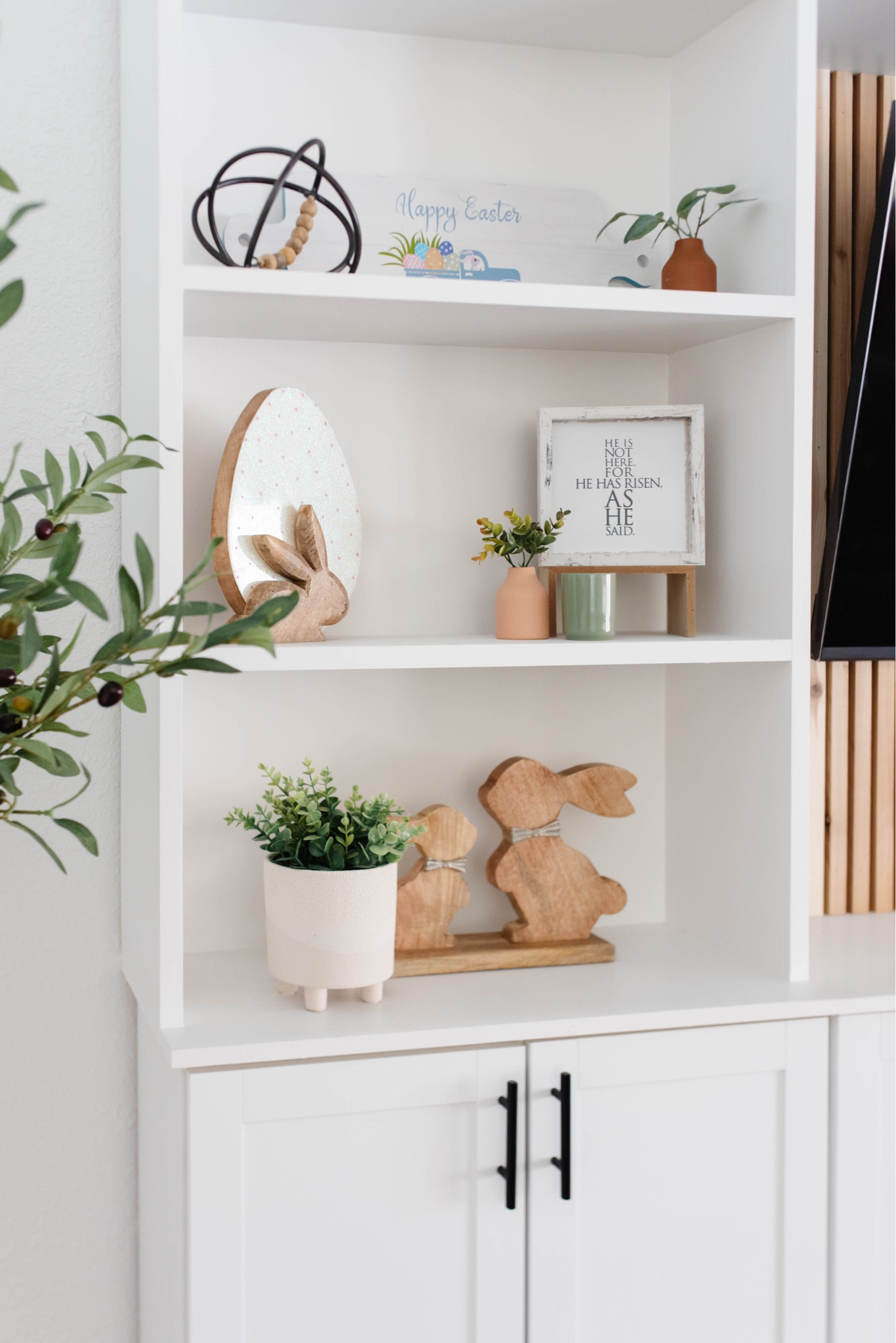 Sweet affordable Easter shelf decor. Spring decor  

#LTKhome #LTKMostLoved #LTKSeasonal