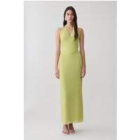 Valentina Chiffon Halter Maxi Dress / Pistachio | MESHKI | M | MESHKI US