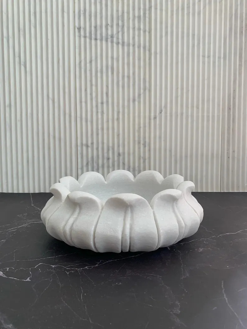 Marble Crater Bowl - Etsy | Etsy (US)