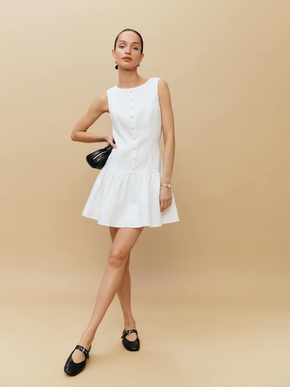 Keoni Linen Dress | Reformation (Global)