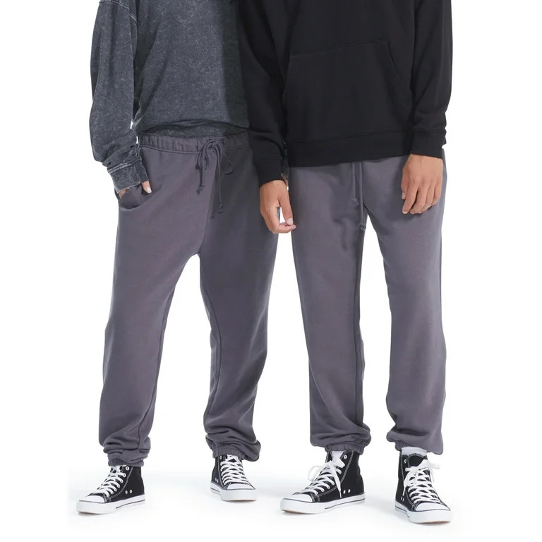 No Boundaries All Gender Jogger Fleece Pants, Men's Sizes XS - 3XL | Walmart (US)