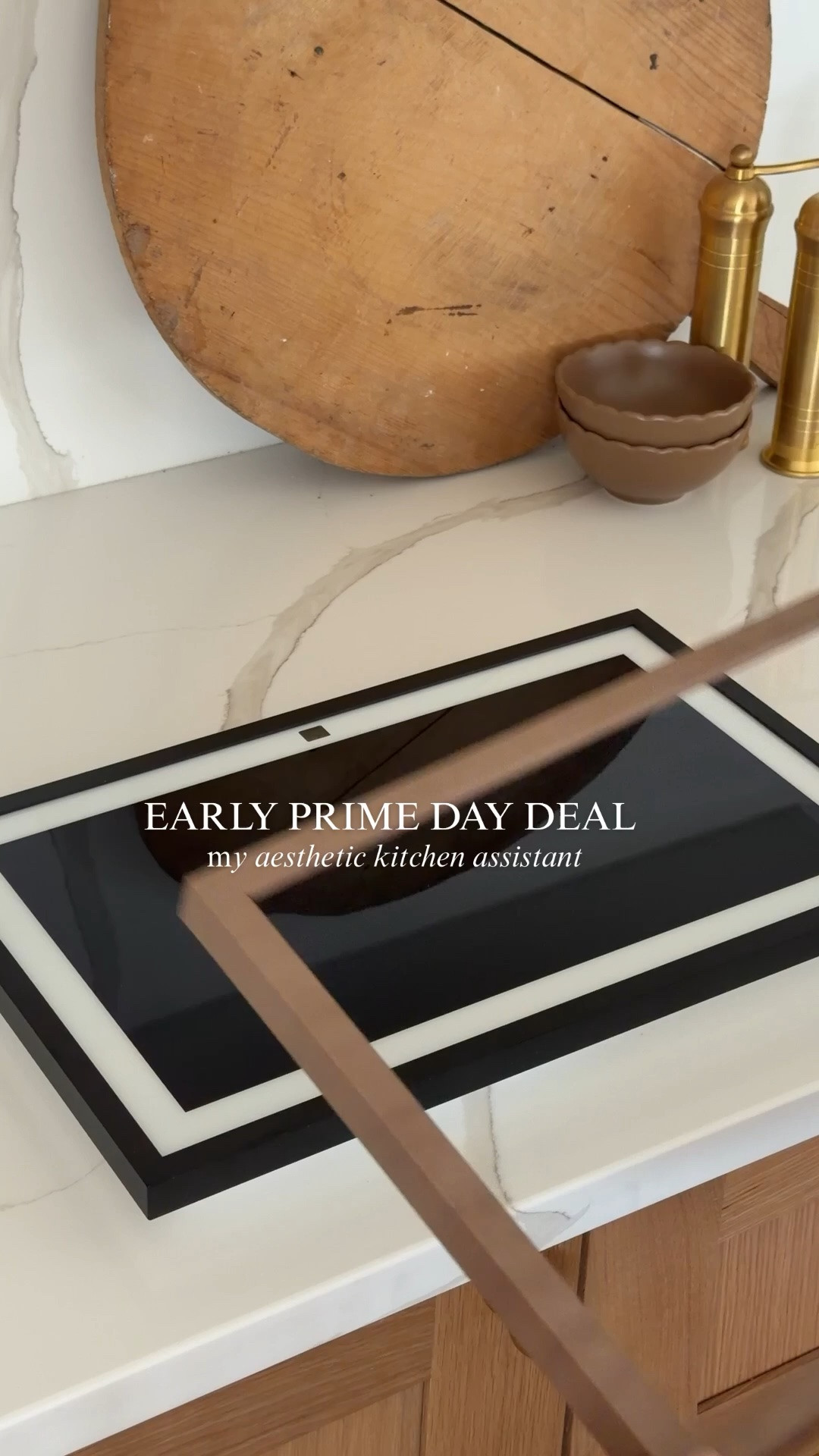 I can’t believe this deal!! 🤯

This one has been sold out for a while, and I have a feeling it’s going to sell out again fast. It’s finally back in stock and on sale. I paired it with the wood frame and little stand, and now it blends right into my kitchen.

I use it constantly! Watching shows while I cook, looking up recipes, setting timers, checking the family calendar, and getting reminders throughout the day.

Honestly, at this point Alexa is basically my sous chef. 😂 I genuinely can’t imagine not having it.

Run, don’t walk on this one!

Amazon Prime Day Deal

#LTKcanada #LTKhome #LTKsale