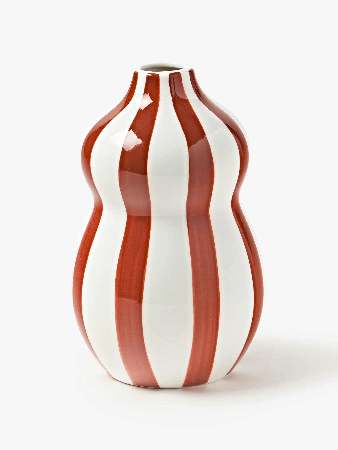 Handbemalte weihnachtliche Vase Ellen, H 18 cm | Westwing EU