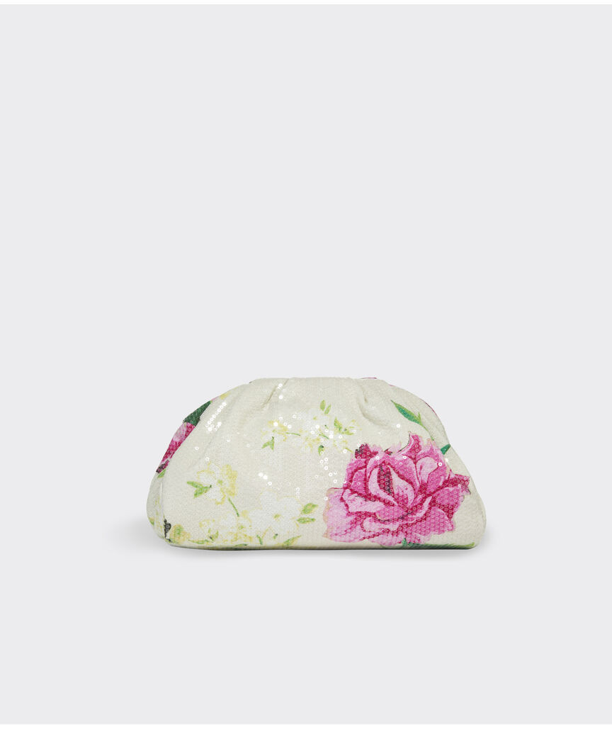 Kentucky Derby Glossy Churchill Floral Clutch | vineyard vines