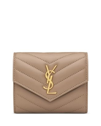 Saint Laurent Cassandre Matelassé Multi-Fold Wallet in Lambskin  | Bloomingdale's Handbags | Bloomingdale's (US)